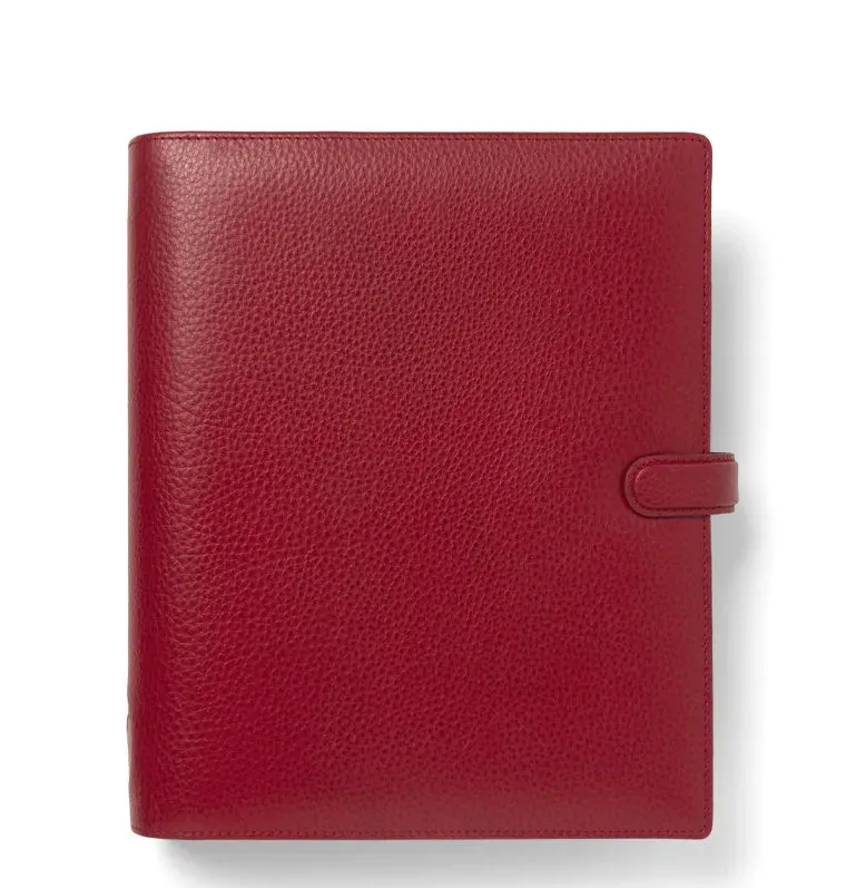 Filofax Finsbury organiseur cuir A5 rouge scarlet