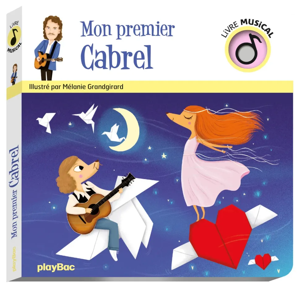 Frigobloc Mon Premier Cabrel livre musical bébé 5 chansons