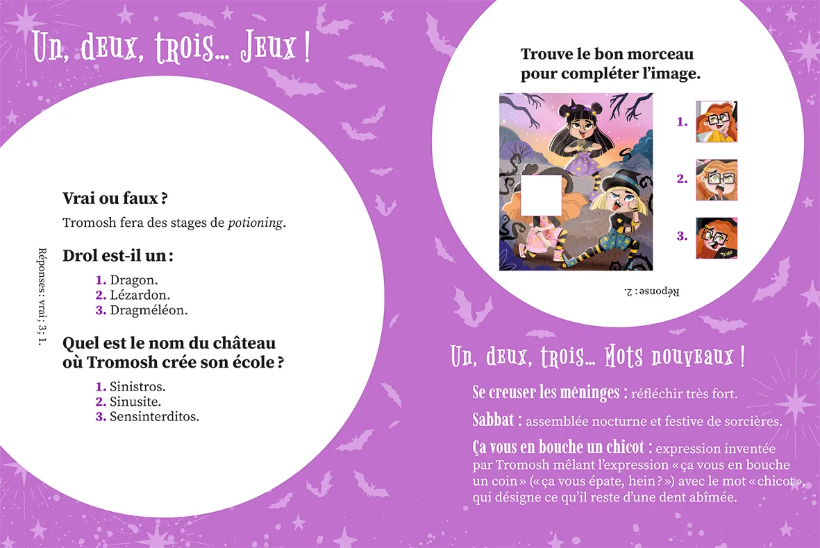 Tromosh Academy Tome 3 Sorcières d'enfer roman 8-12 ans