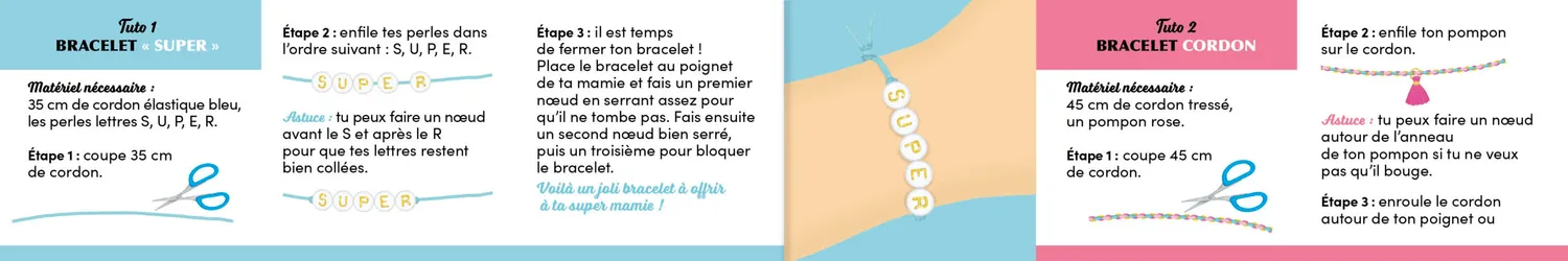 Frigobloc Super Mamie coffret 5 bracelets créatifs