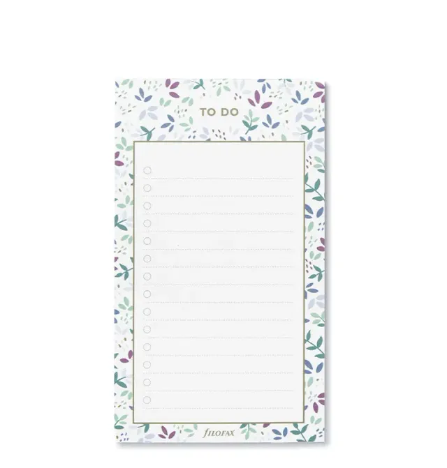 Filofax Garden bloc-notes To Do motif floral 100 g