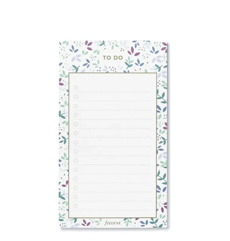 Filofax Garden bloc-notes To Do motif floral 100 g