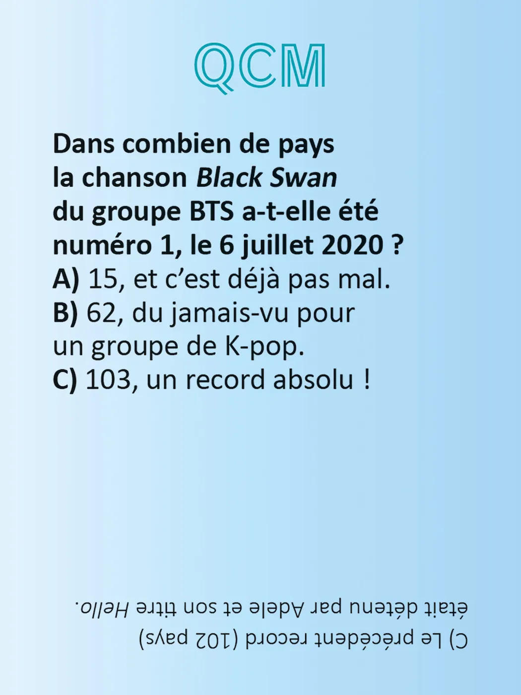 La boîte quiz K-POP jeu 300 questions groupes défis