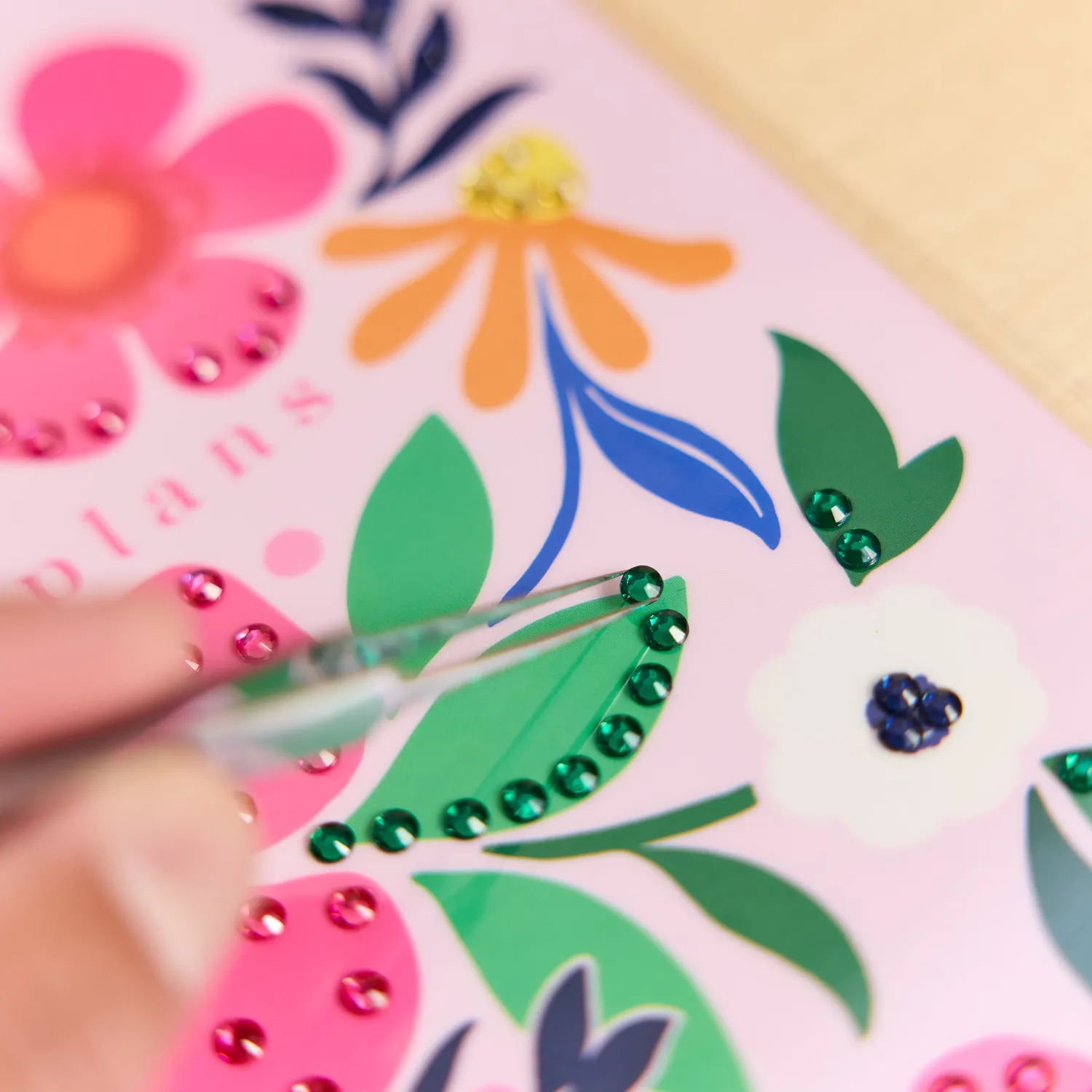 Happy Planner Bright Florals Classic couverture décorative à customiser