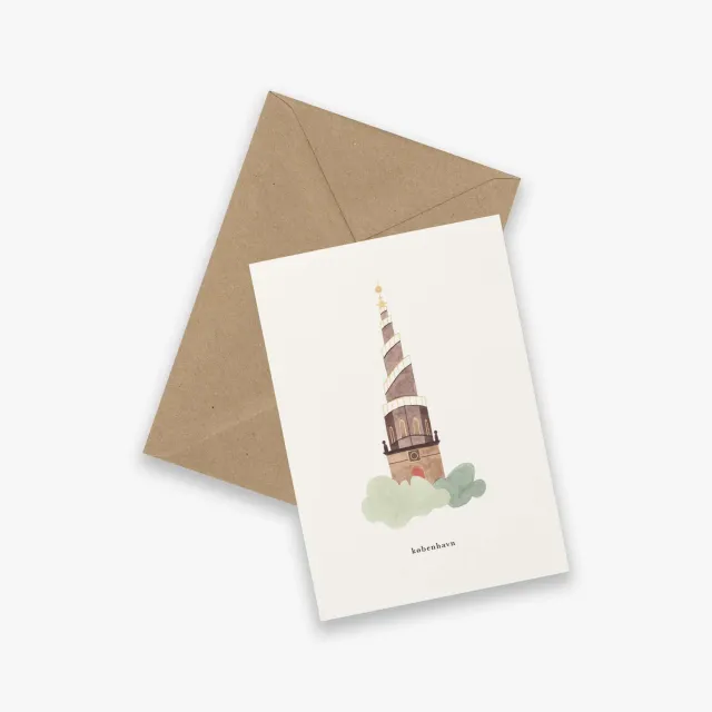 Kartotek Vor Frelsers Kirke carte Copenhague København