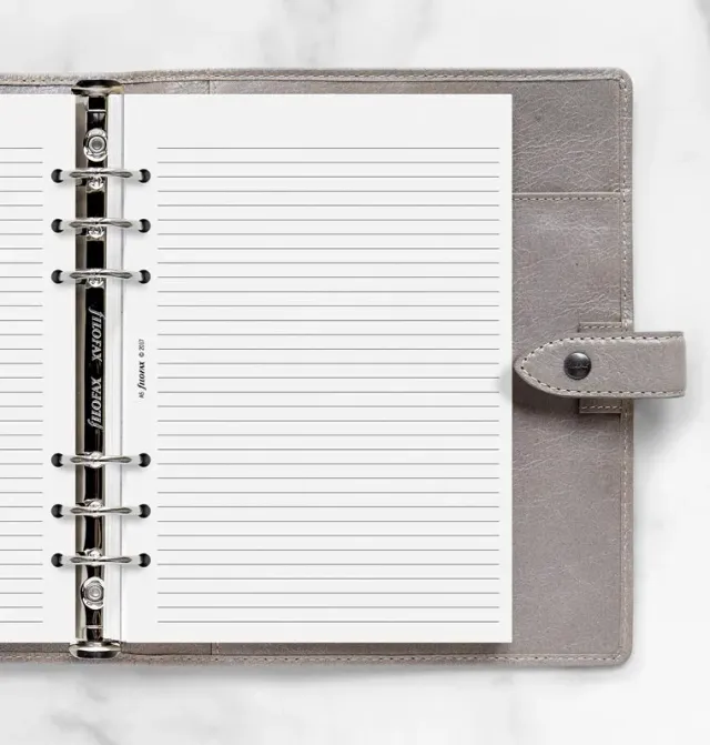 Filofax Classic bloc-notes ligné A5 blanc 50 feuilles