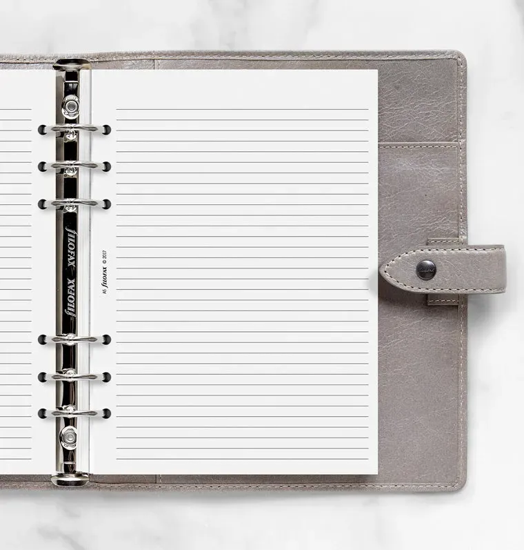 Filofax Classic bloc-notes ligné A5 blanc 50 feuilles