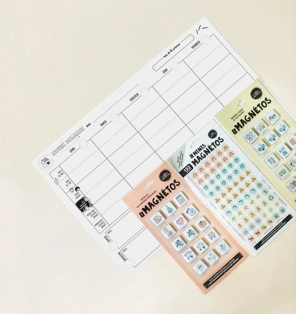 Les Belles Combines Planification à la semaine EU planificateur