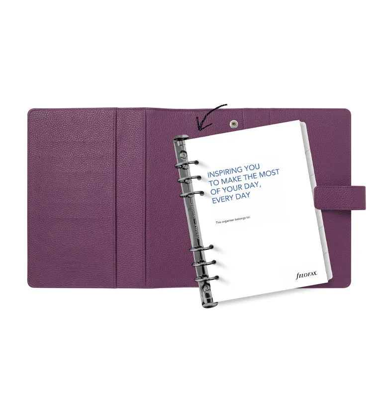 Filofax Camden Organiser A5 agenda modulaire violet