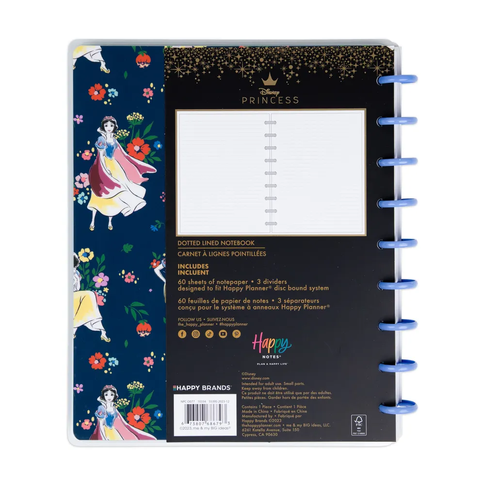 Happy Planner Disney Snow White carnet Classic pointillé 60