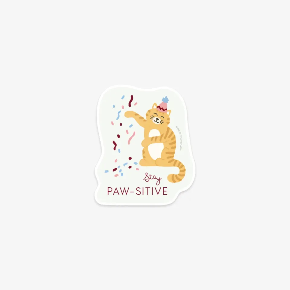 Kartotek Paw-sitive sticker vinyle patte mate