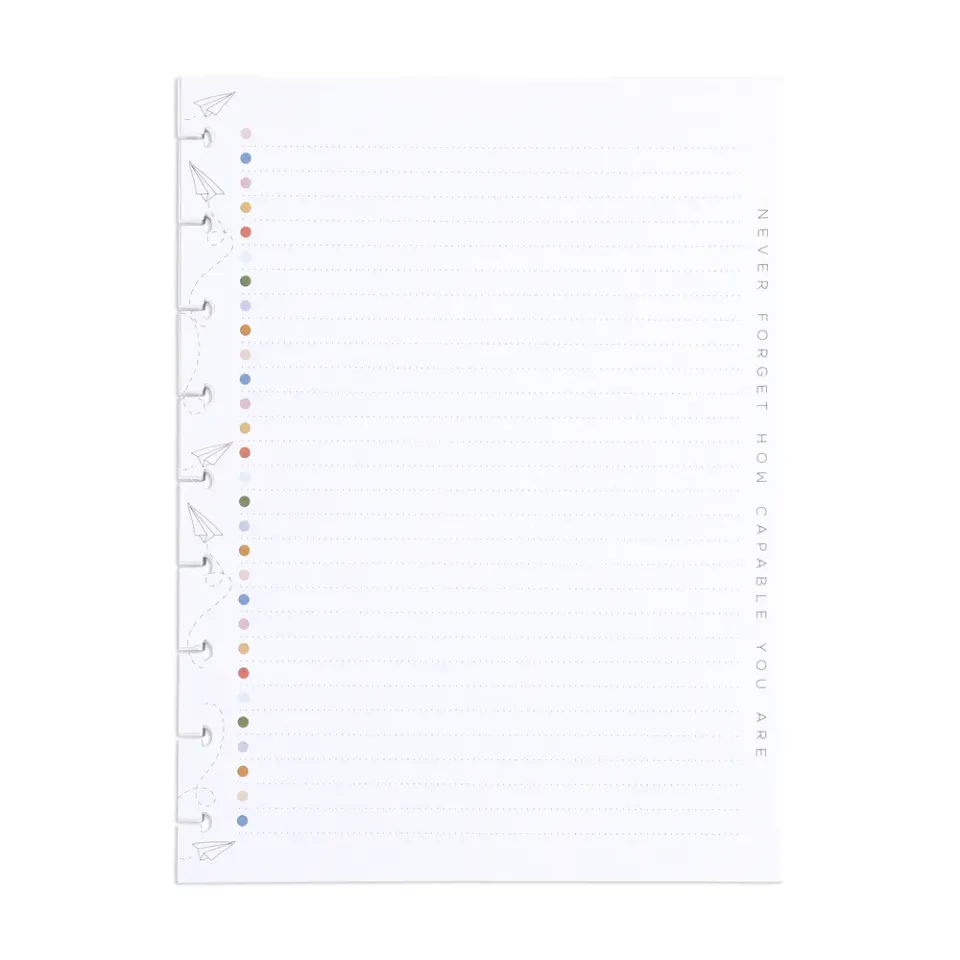 Happy Planner Teacher Notes Classic recharge 40 feuilles bullet