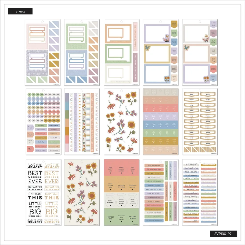 Happy Planner Beloved Butterflies Big stickers 616 naissance