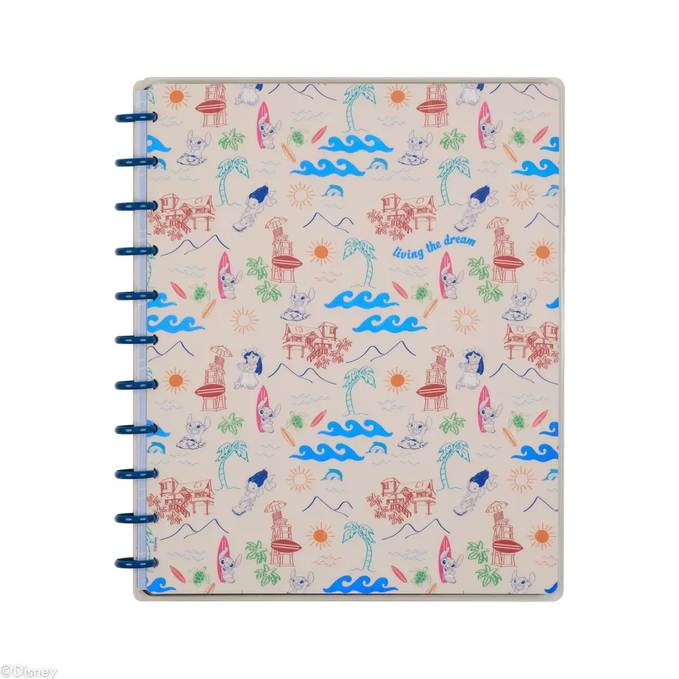 Happy Planner Lilo & Stitch carnet big pointillé ligné 60 feuilles