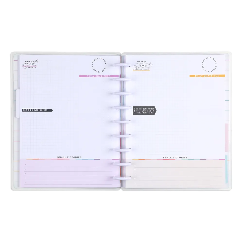 Happy Planner Save Now Spend Later carnet budget Classic 80 feuilles