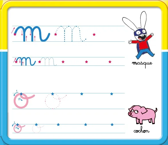 Les Incollables Simon ardoise minuscules effaçable