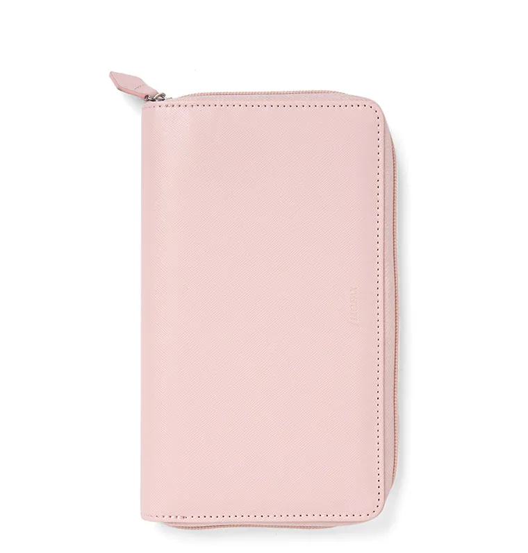 Filofax Saffiano Personal organiseur zip noir RFID