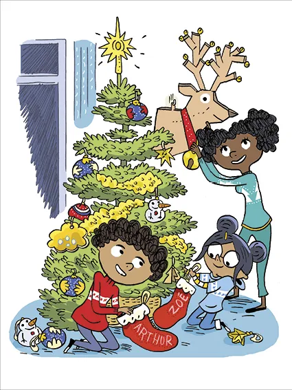 Incollables Premières lectures livre Tome 16 Sapin de Noël Niv 1