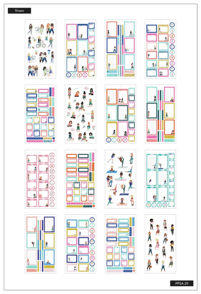 Me & my big ideas Squad Goals carnet stickers planner