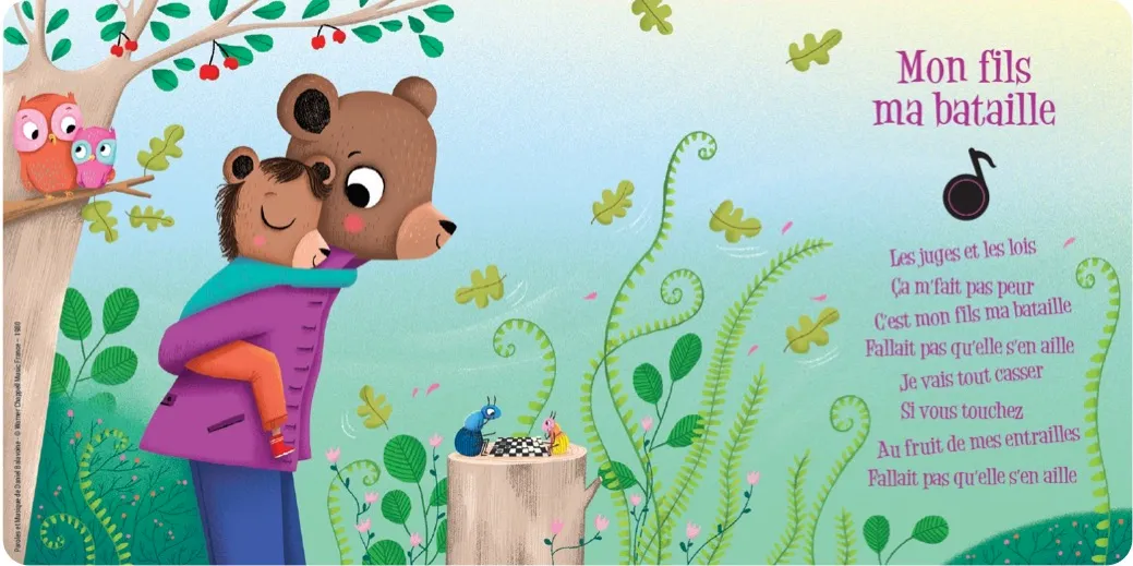 Mon premier Balavoine livre musical bébé 5 chansons