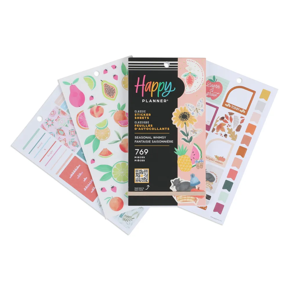 Happy Planner Seasonal Whimsy stickers value pack 769