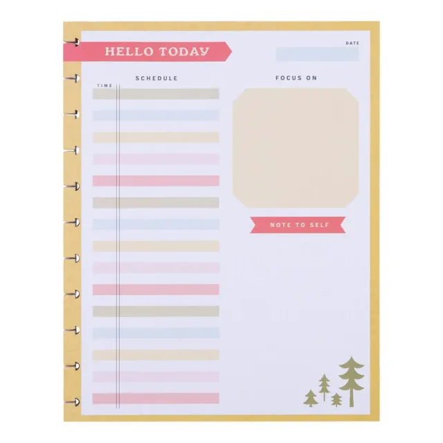 Happy Planner Camp Nostalgia bloc notes big dashboard 100 feuilles