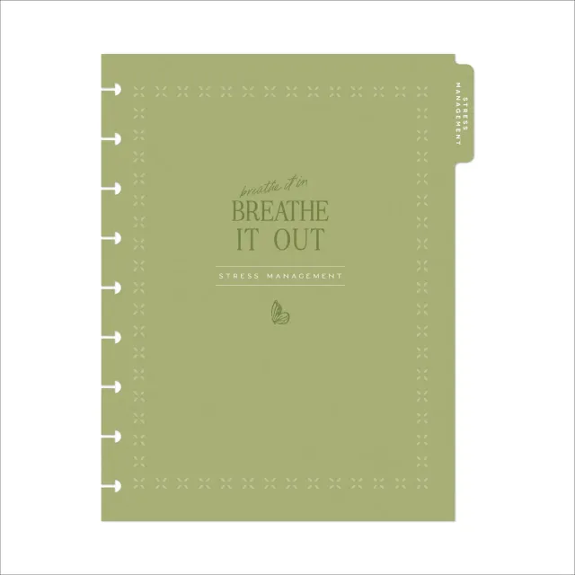 Happy Planner Stress Management recharge agenda Classic 6 mois