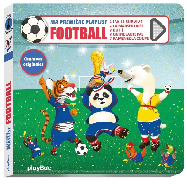 Frigobloc Ma première playlist Foot livre musical nouvelle édition