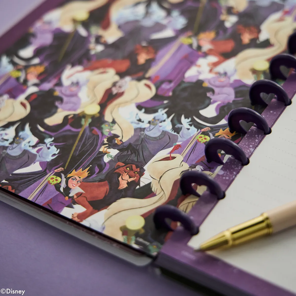 Happy Planner Disney Villains carnet pointillé 60 feuilles