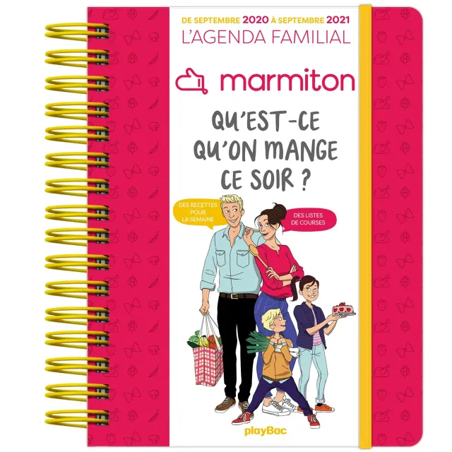 Frigobloc Qu'est-ce qu'on mange Marmiton agenda 2021
