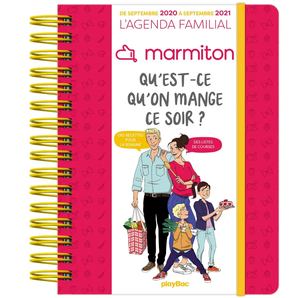 Frigobloc Qu'est-ce qu'on mange Marmiton agenda 2021