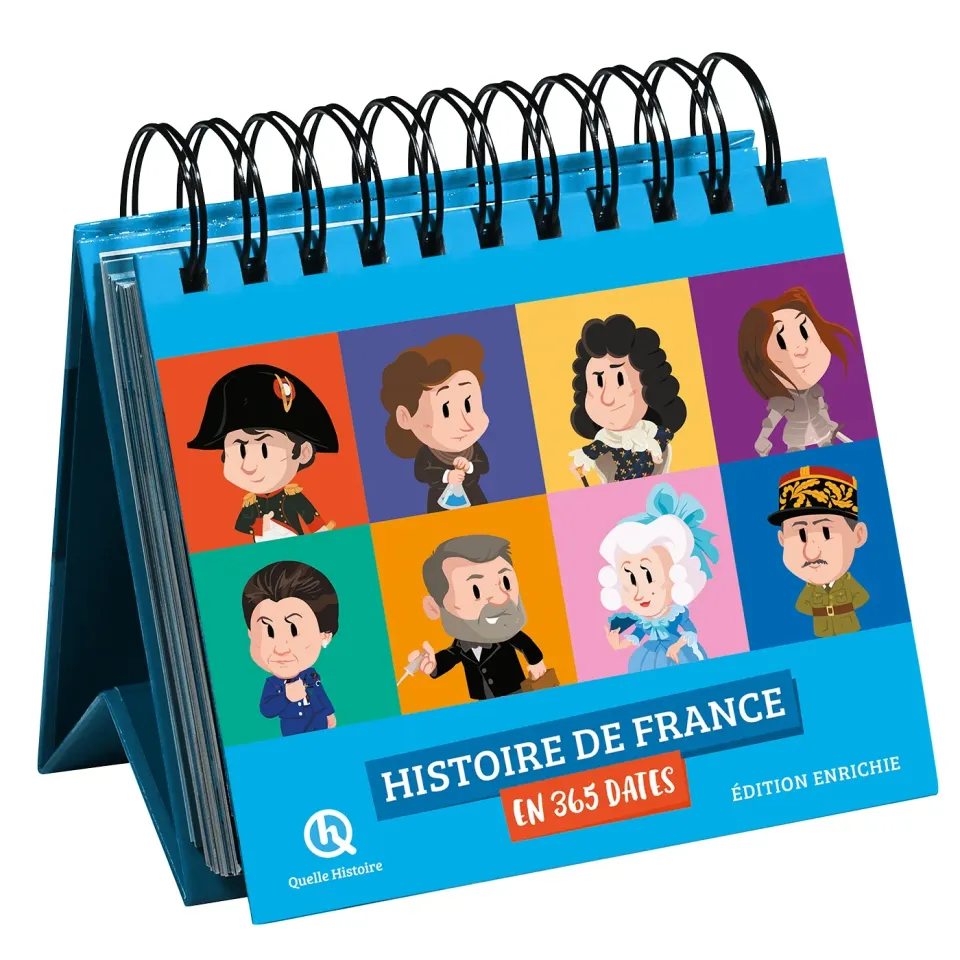 Quelle Histoire 365 personnages calendrier histoire de France