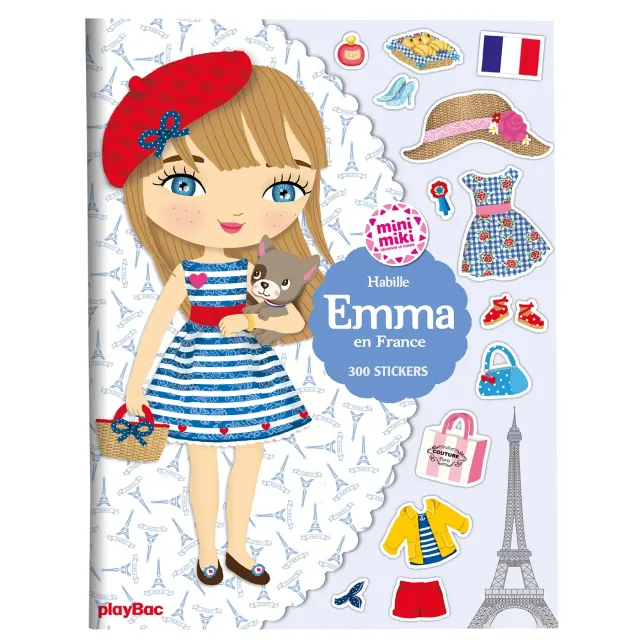 Frigobloc Minimiki Habille Emma en France stickers nouvelle édition