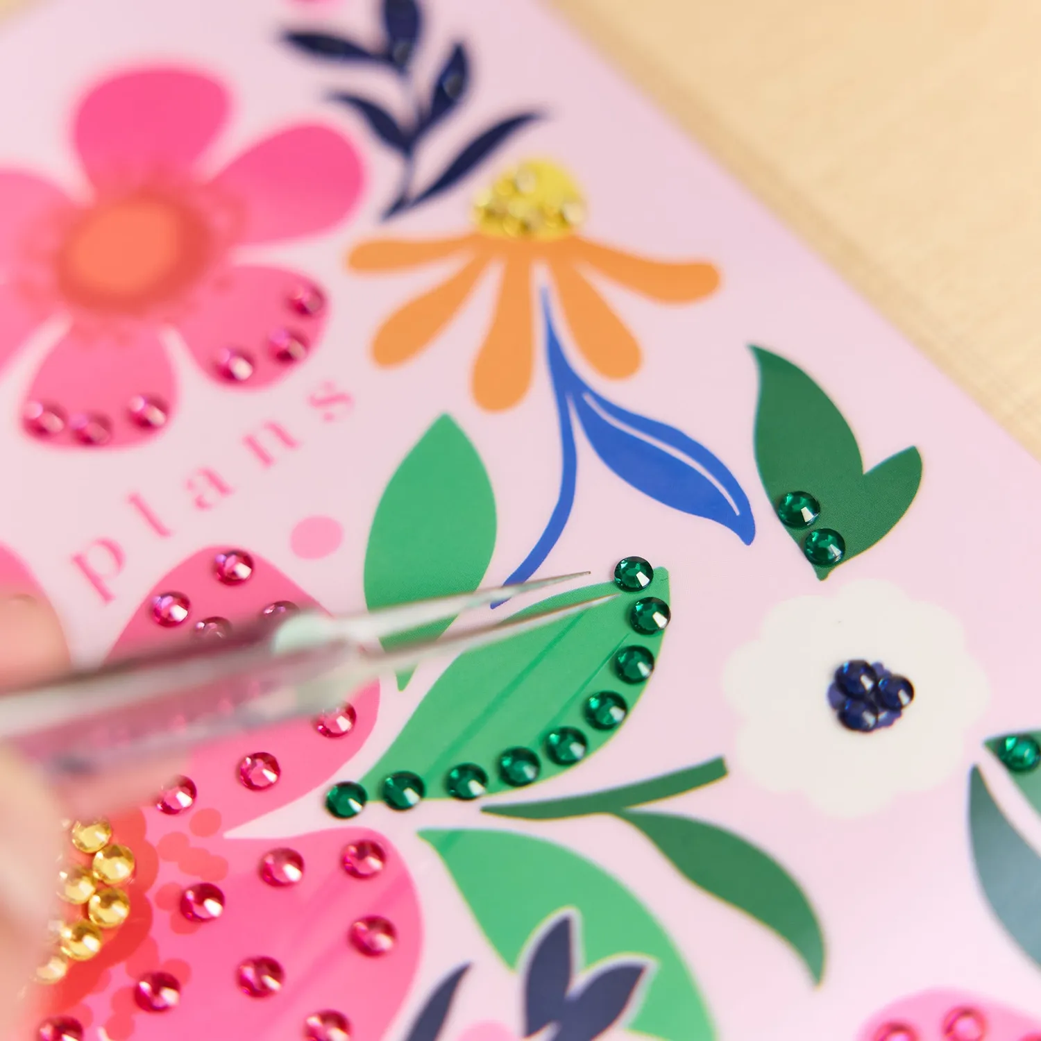 Happy Planner Bright Florals Classic couverture décorative à customiser