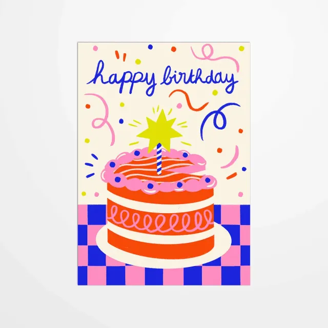 My365 Coquiette Happy Birthday carte postale anniversaire