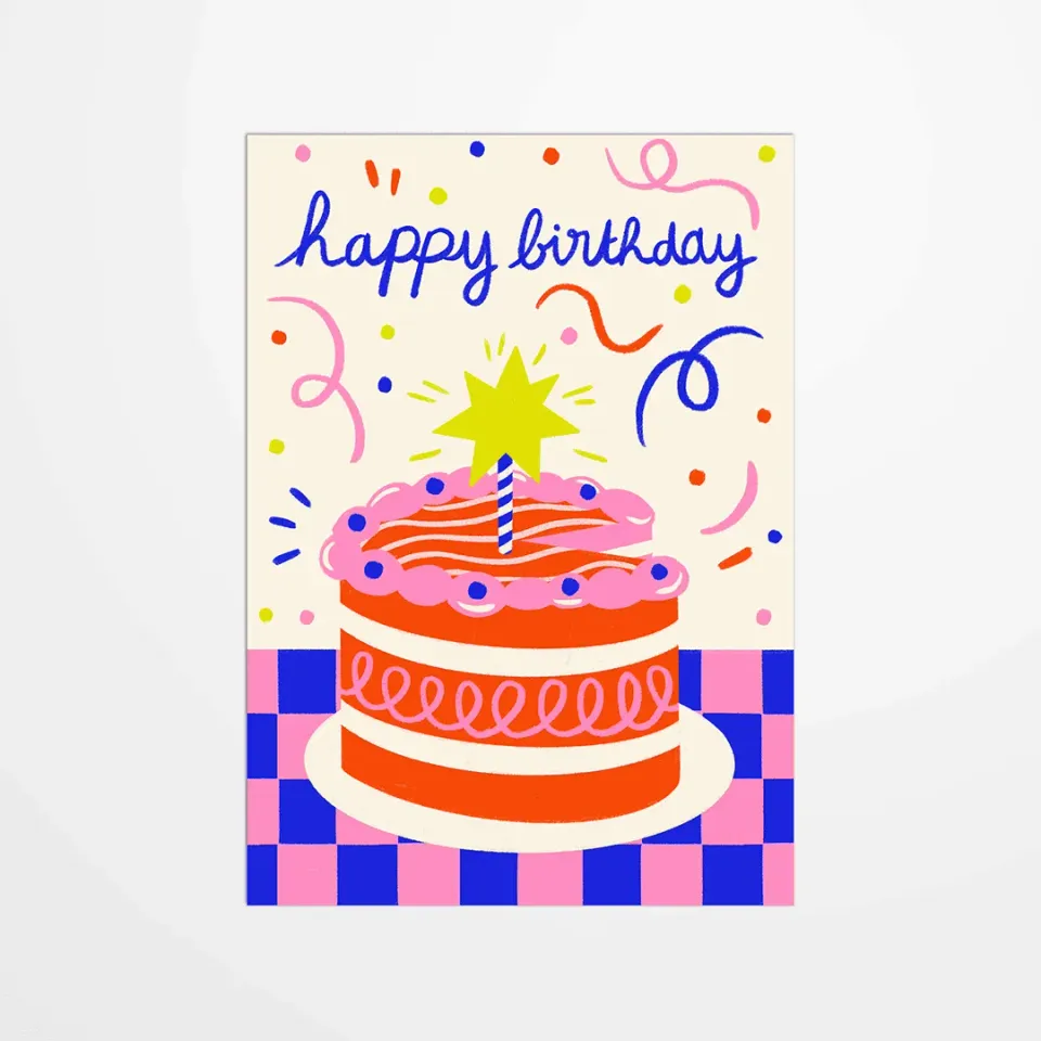 My365 Coquiette Happy Birthday carte postale anniversaire