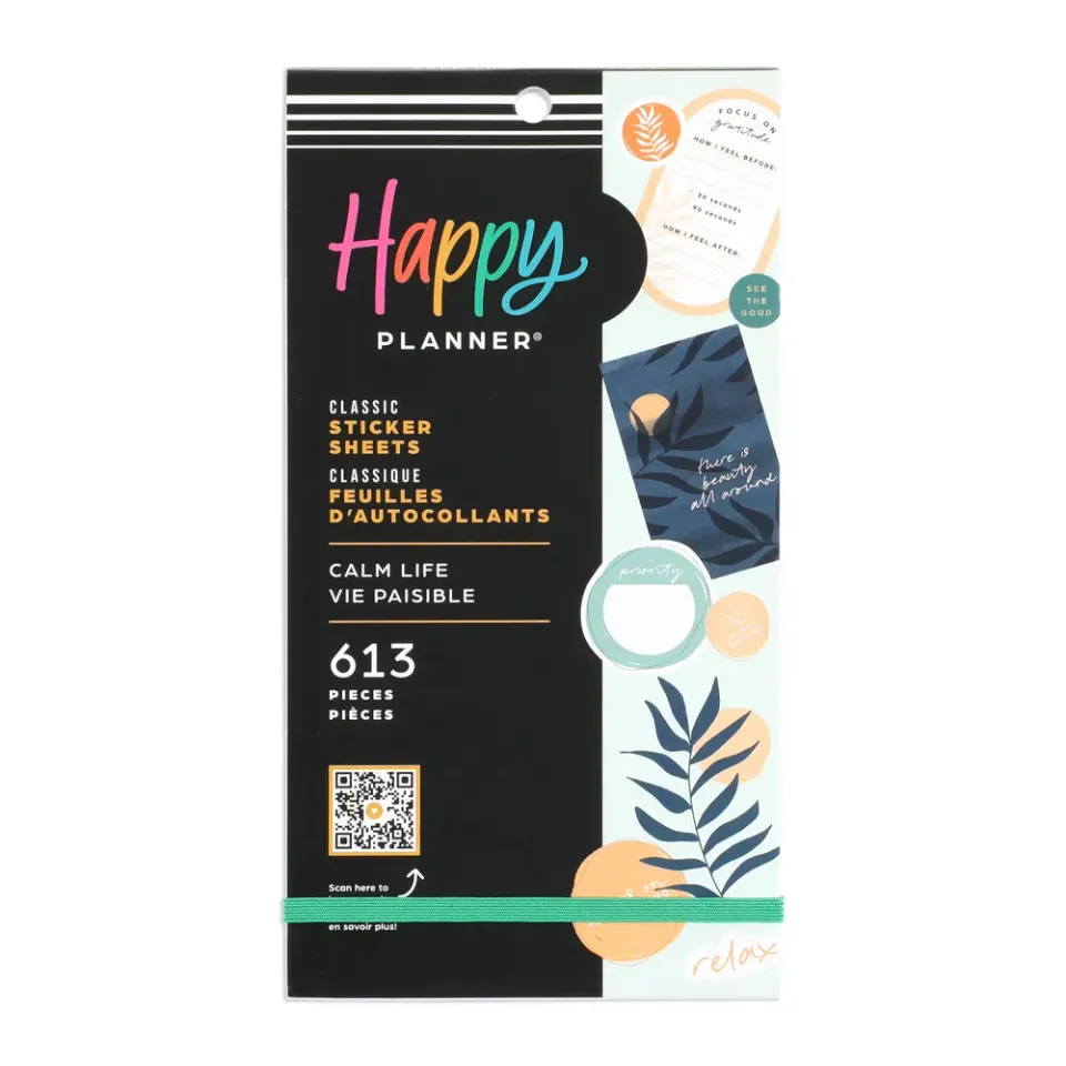 Me & my big ideas Happy Planner Calm Life stickers value pack 613