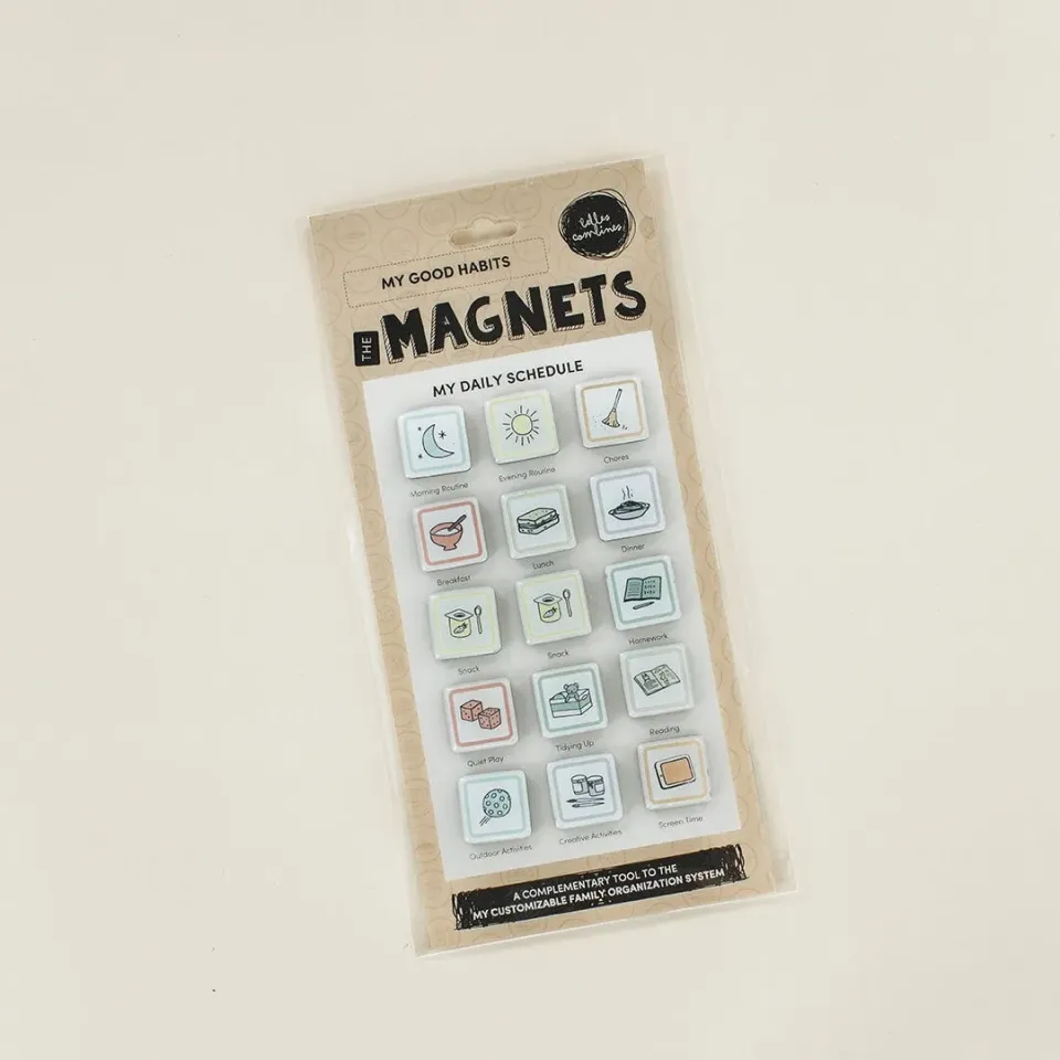 Les Belles Combines The Magnets Mes bonnes habitudes aimants x15