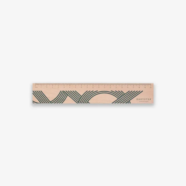Kartotek Wooden Ruler 20 règle bois 20 cm