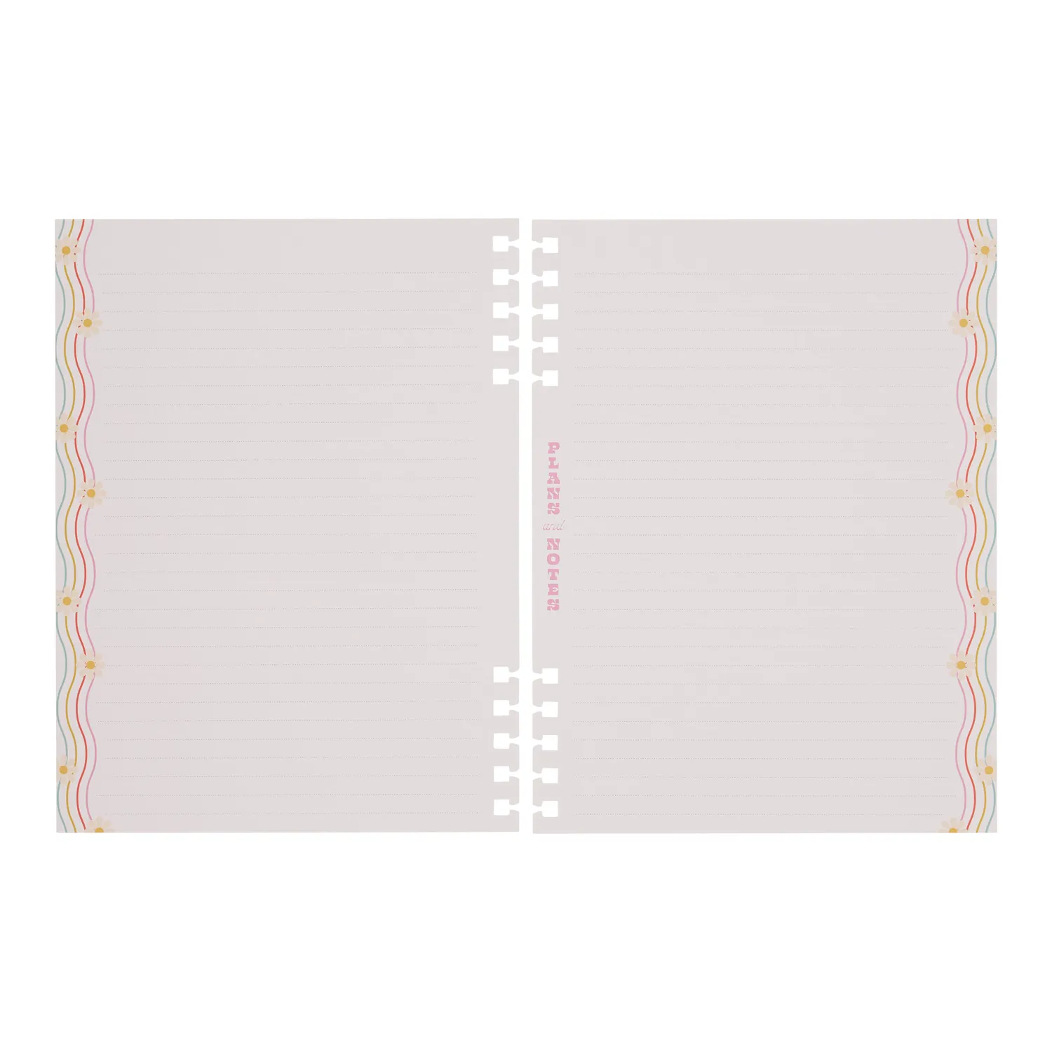 Happy Planner Blooming Brights Classic recharge papier pointillé 40 feuilles