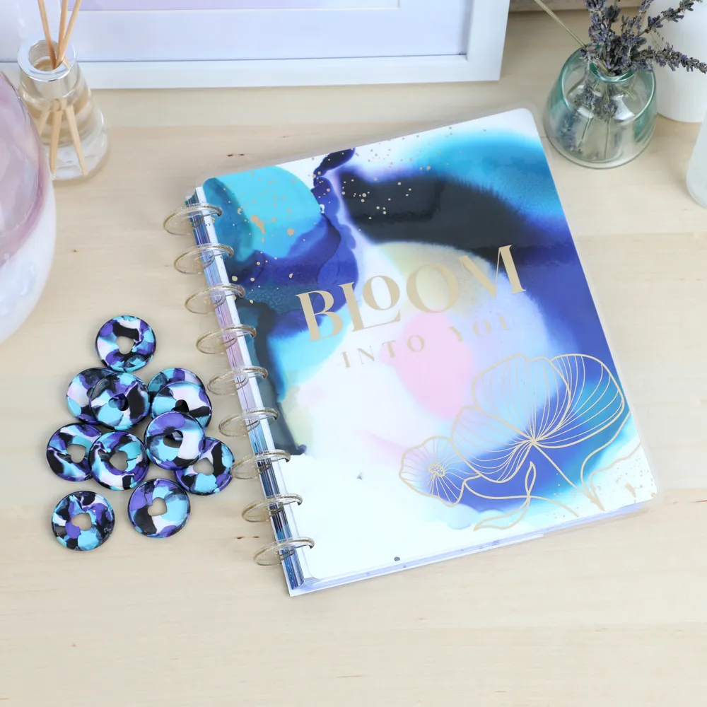 Happy Planner Inky Florals disques medium plastique 11 pièces