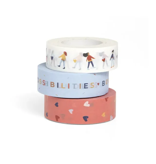Filofax Together washi tape décoratif 3 rouleaux