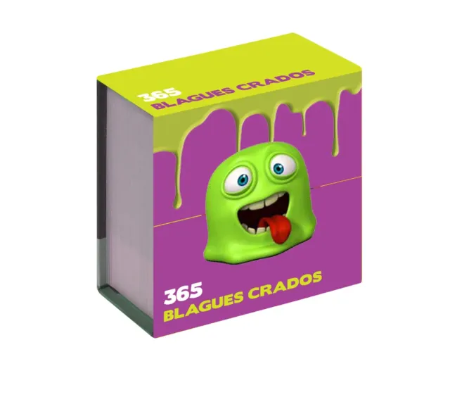 Frigobloc Mini calendrier 365 blagues crados enfant