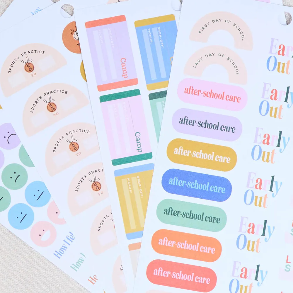 Happy Planner Kids' Activities stickers enfants 1095 motifs
