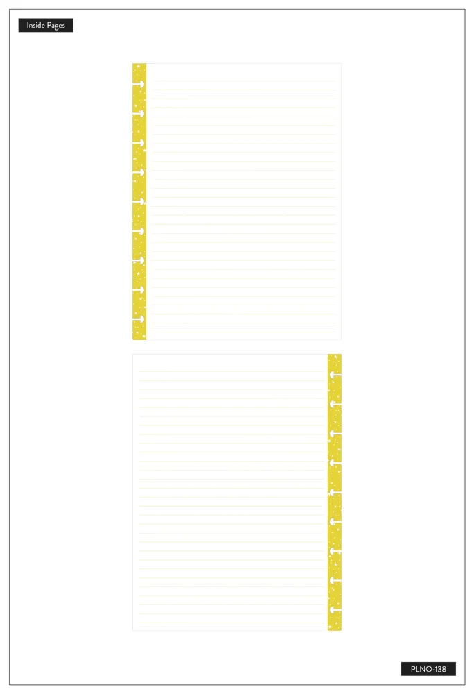 Happy Planner Happy Notes Bookish World carnet Classic pointillé