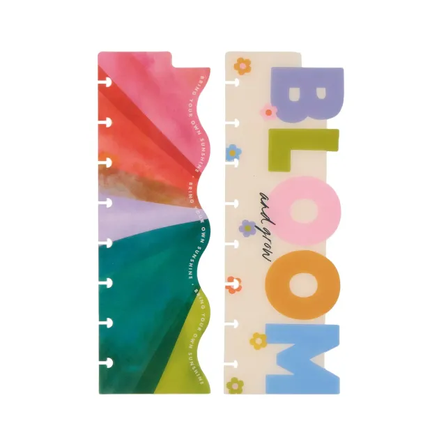 Happy Planner Bright Energy marque-pages Classic lot 2 aquarelle