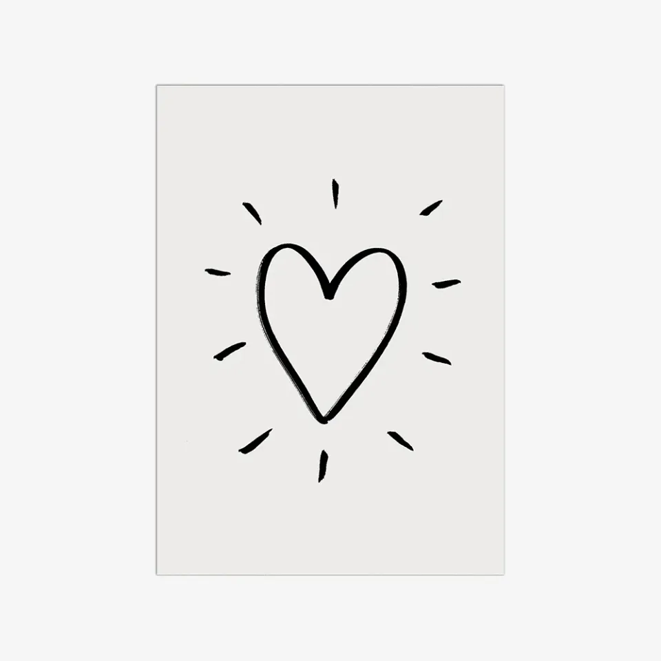 My365 Jenzhen Cœur carte postale amour