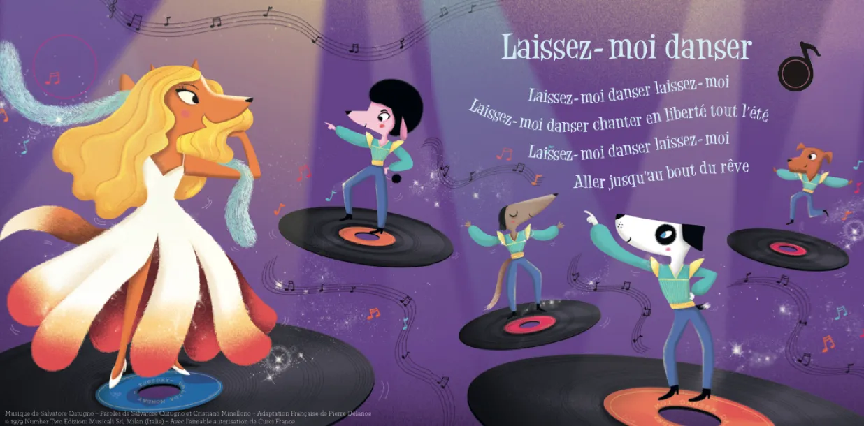 Frigobloc Mon premier Dalida livre musical bébé sonore