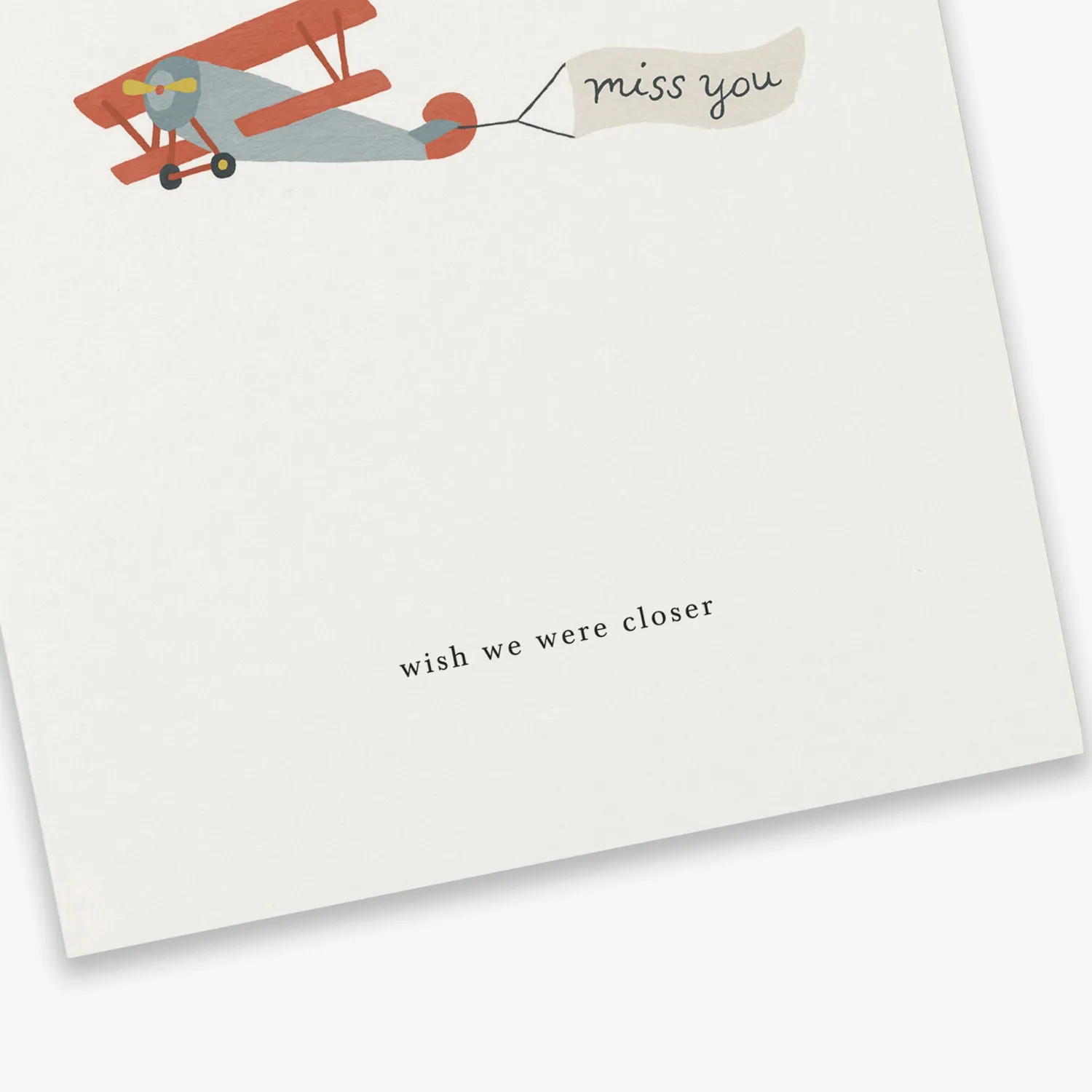 Kartotek Airplane carte de vœux avion avec enveloppe