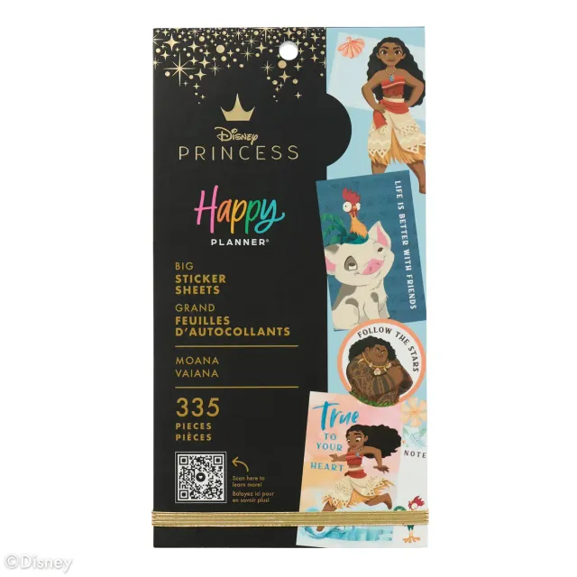 Happy Planner Disney Moana stickers big 335 pièces tropical